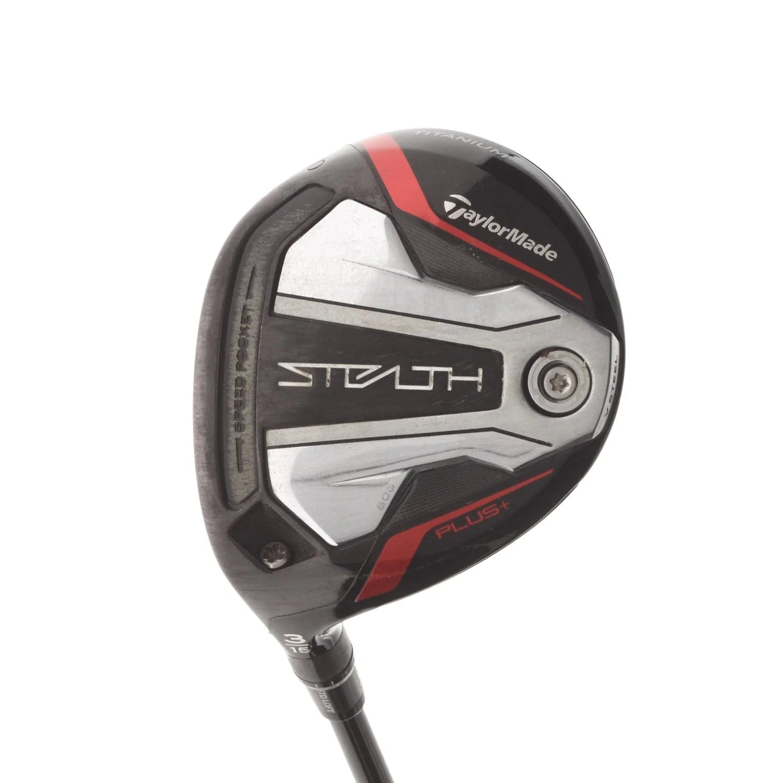 TaylorMade Stealth Plus Graphite Mens Left Hand Fairway 3 Wood 15* Regular - Tensei AV Series Blue 65