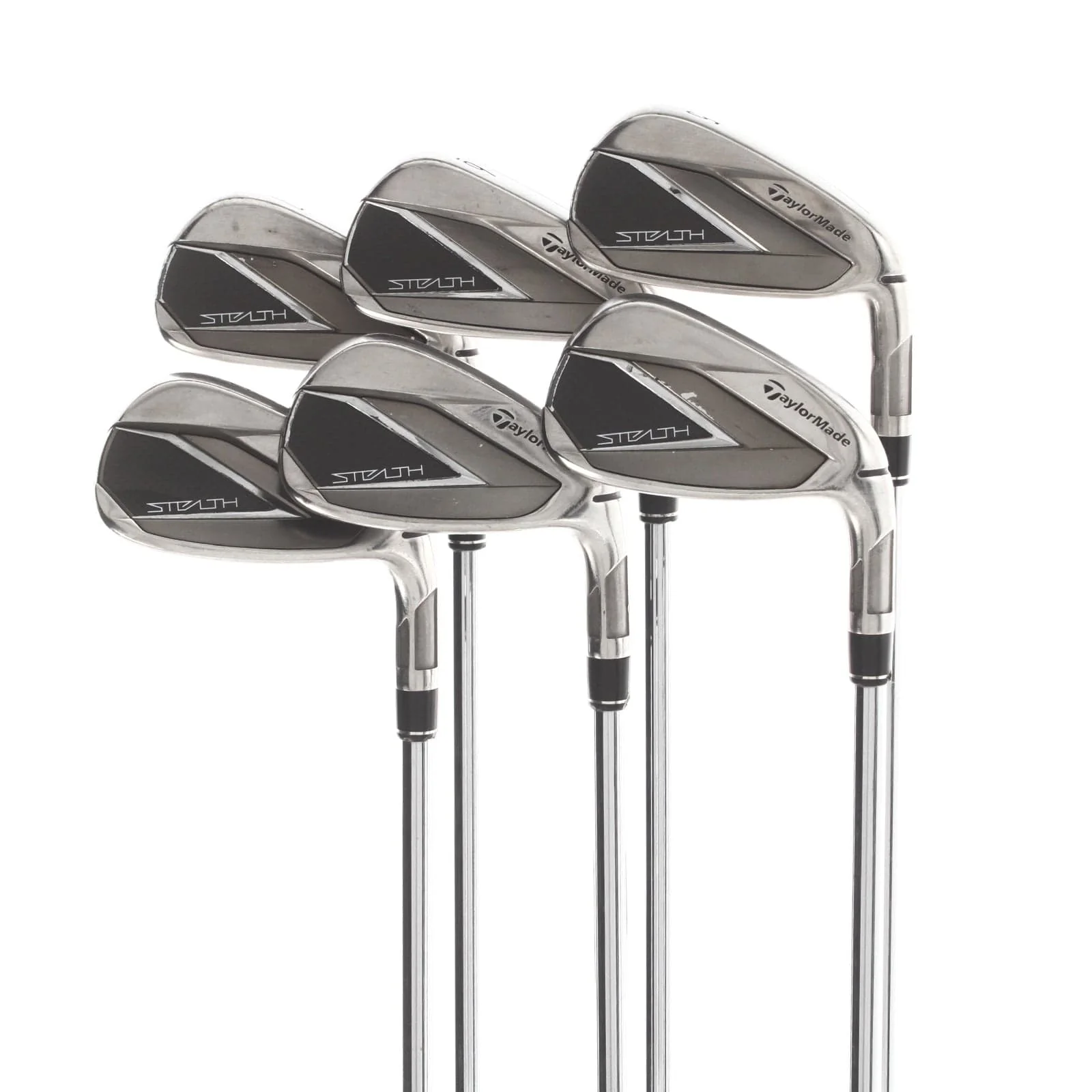 TaylorMade Stealth Steel Mens Right Hand Irons 5-PW Regular - Dynamic Gold
