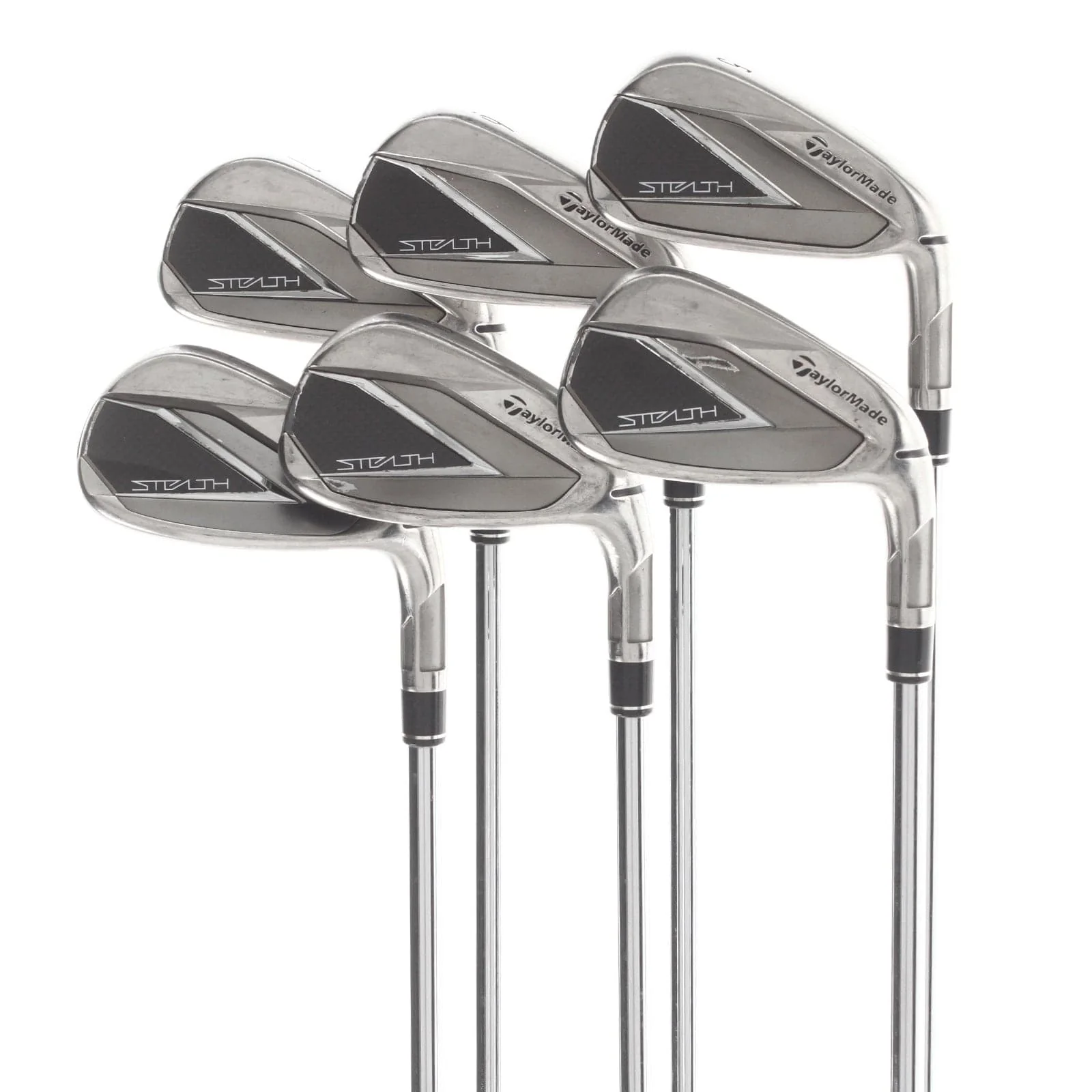 TaylorMade Stealth Steel Mens Right Hand Irons 5-PW Regular - KBS Max Mt