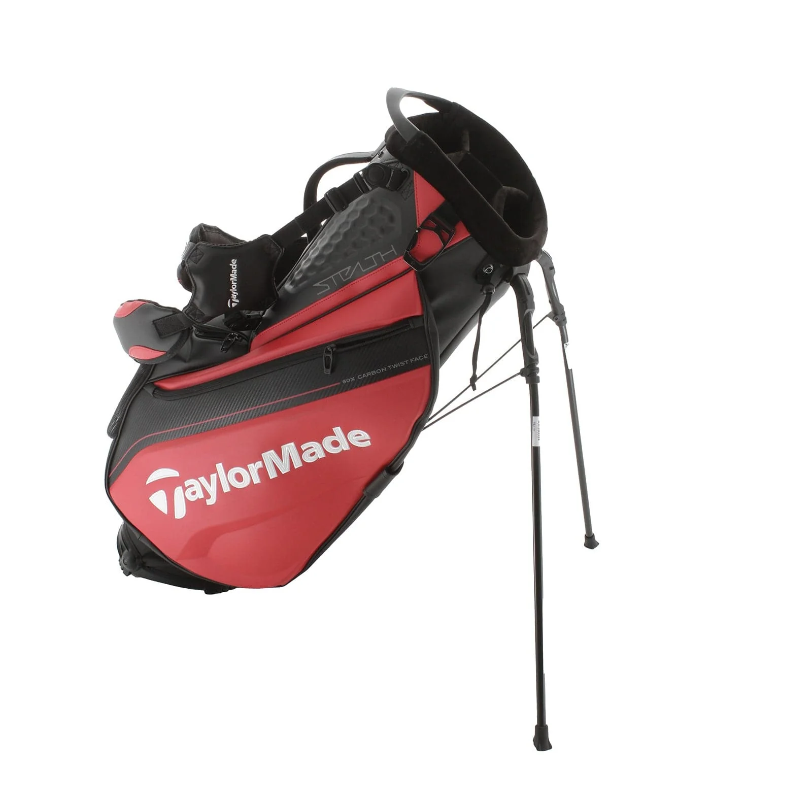 TaylorMade Stealth Tour Stand Bag - Black/Red - Image 5