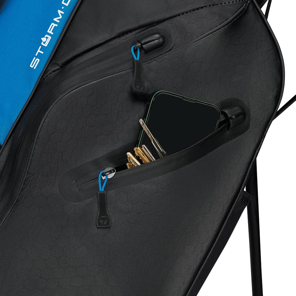 TaylorMade Storm Dry Waterproof Stand Bag - Black/Blue - Image 5