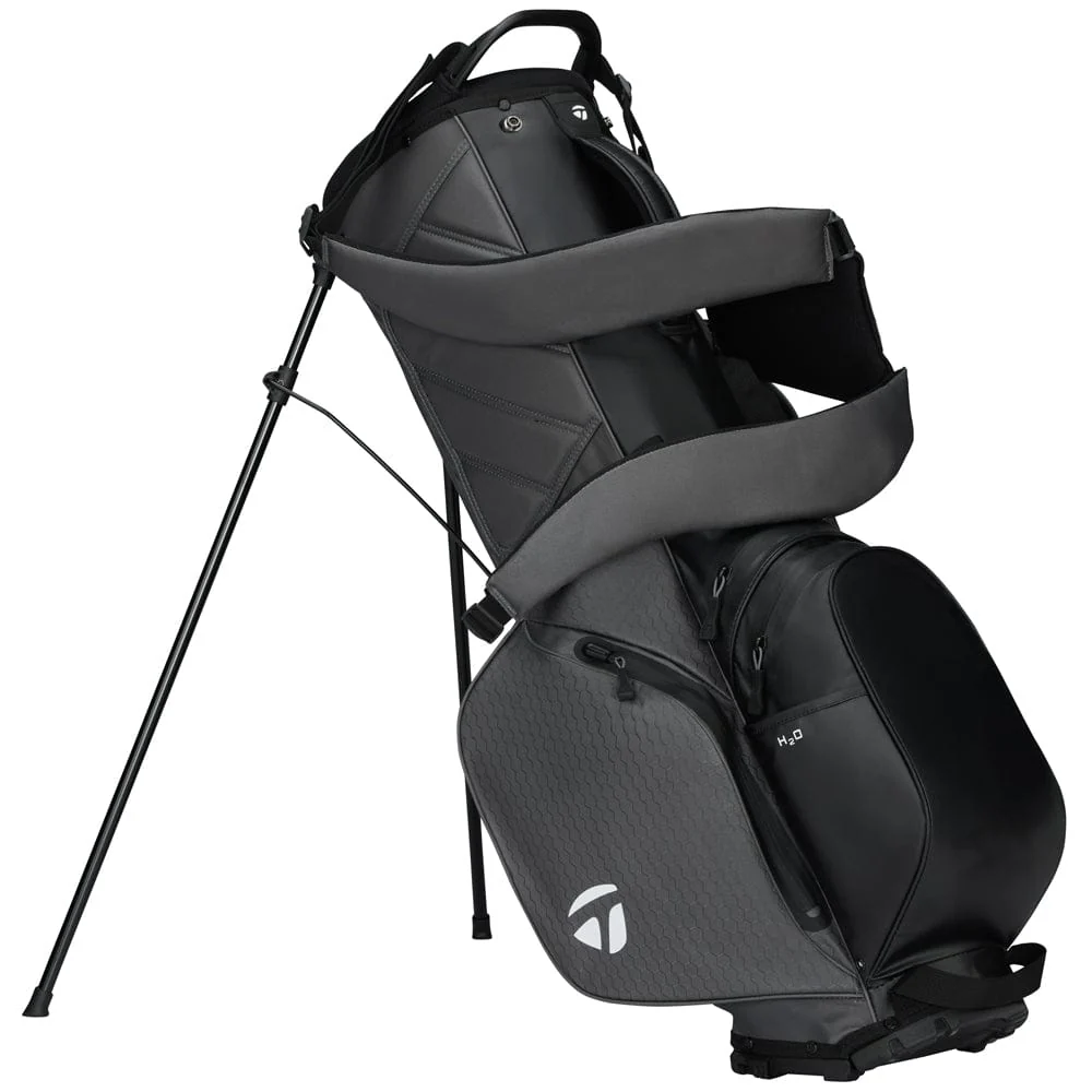 TaylorMade Storm Dry Waterproof Stand Bag - Grey/Black - Image 5