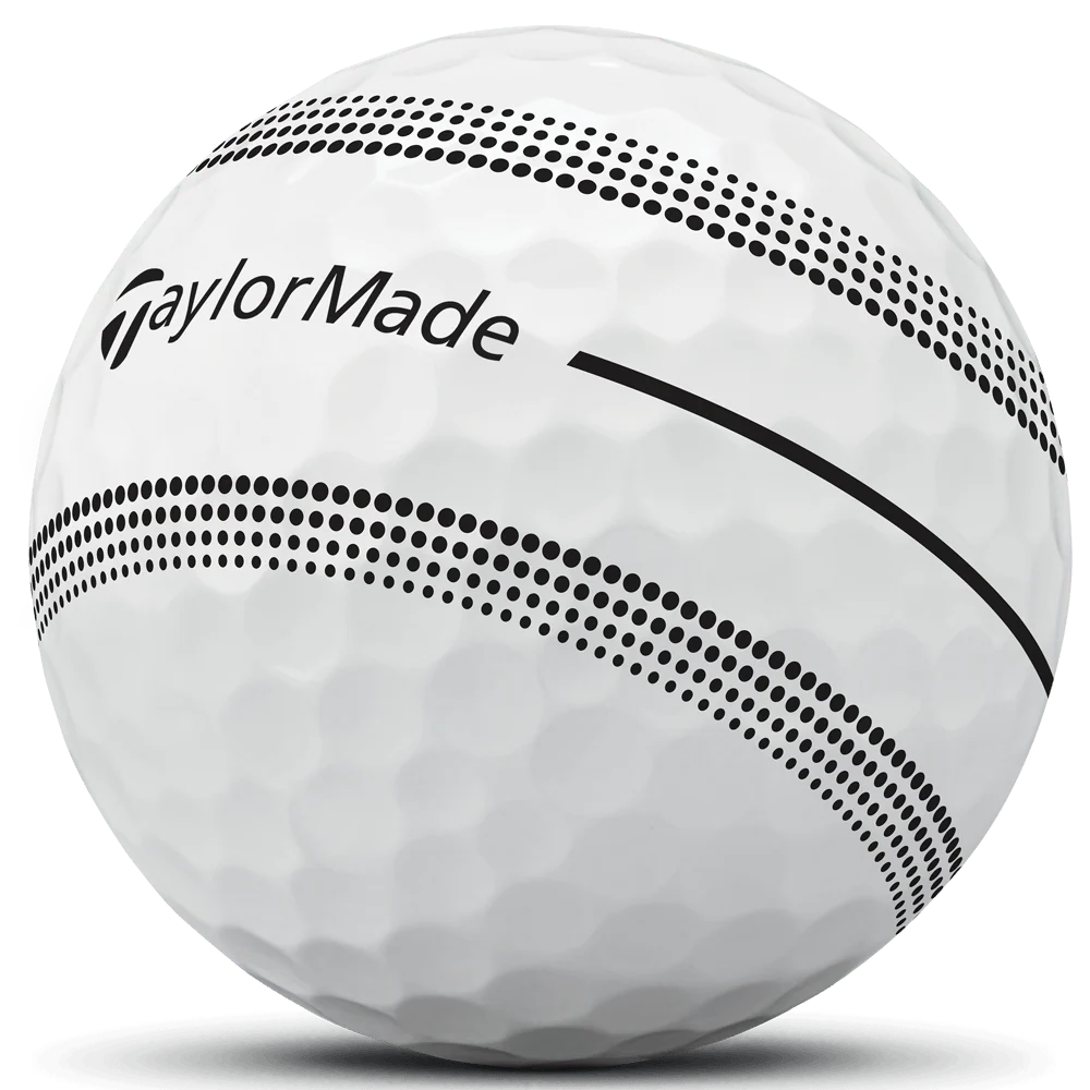 TaylorMade Tour Response Stripe Golf Balls - White/Black - 3 Sleeve - Image 5