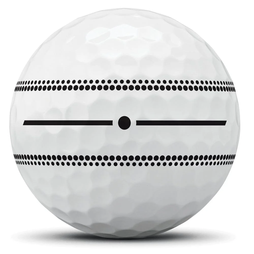 TaylorMade TP5 Stripe Golf Balls - White - 12 Pack - Image 4