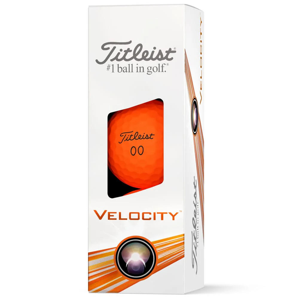 Titleist Velocity Golf Balls - Orange - Double Dozen - Image 3