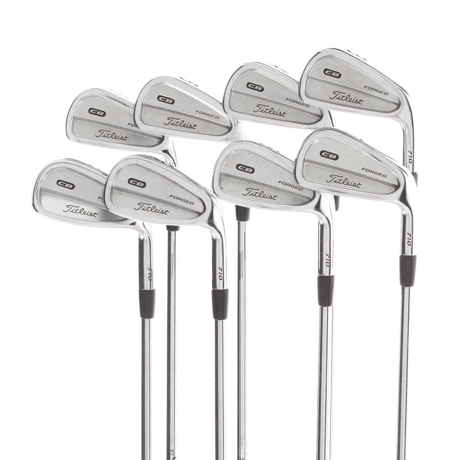 Titleist 710 CB Steel Mens Right Hand Irons 3-PW Stiff - Dynamic Gold S300