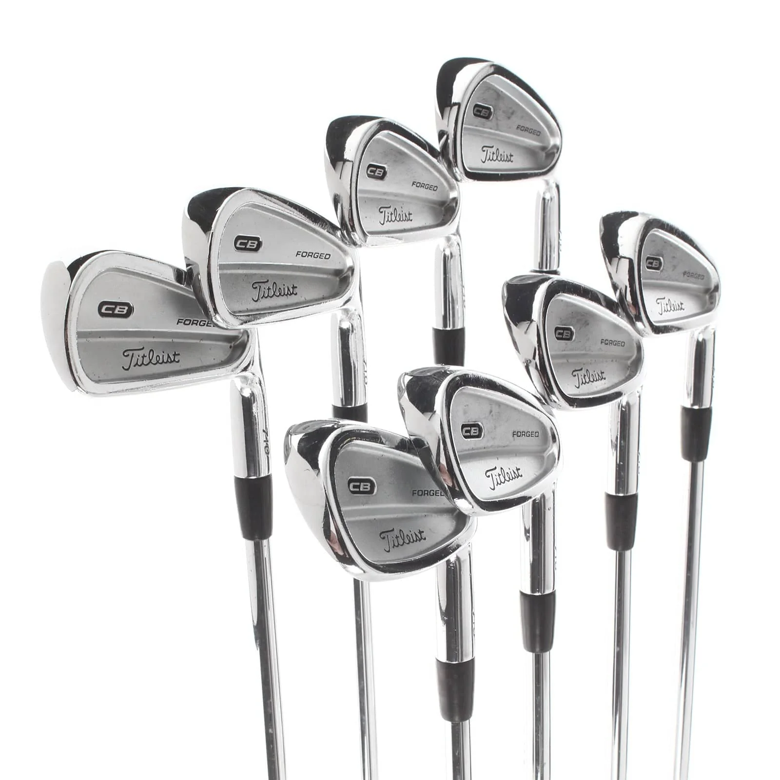 Titleist 710 CB Steel Mens Right Hand Irons 3-PW Stiff - Dynamic Gold S300 - Image 2
