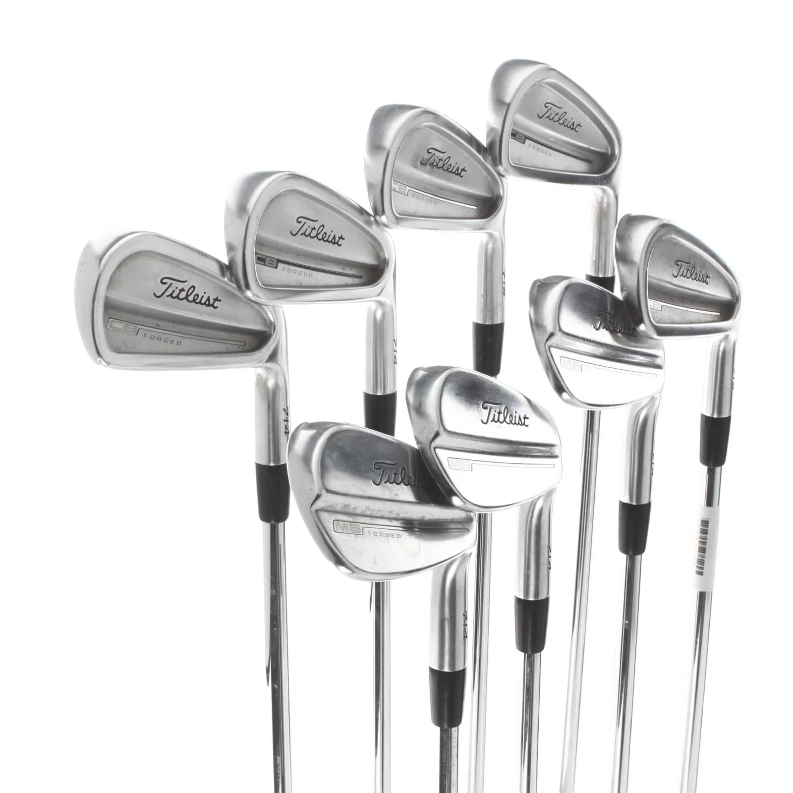 Titleist 714 CB/MB Steel Mens Right Hand Irons 3-PW Regular - Project X 5.5 - Image 2