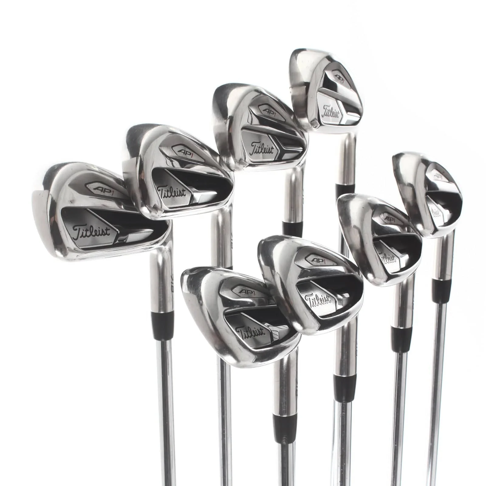 Titleist AP1 718 Steel Mens Right Hand Irons 4-PW+W Regular - True Temper AMT Red R300 - Image 2