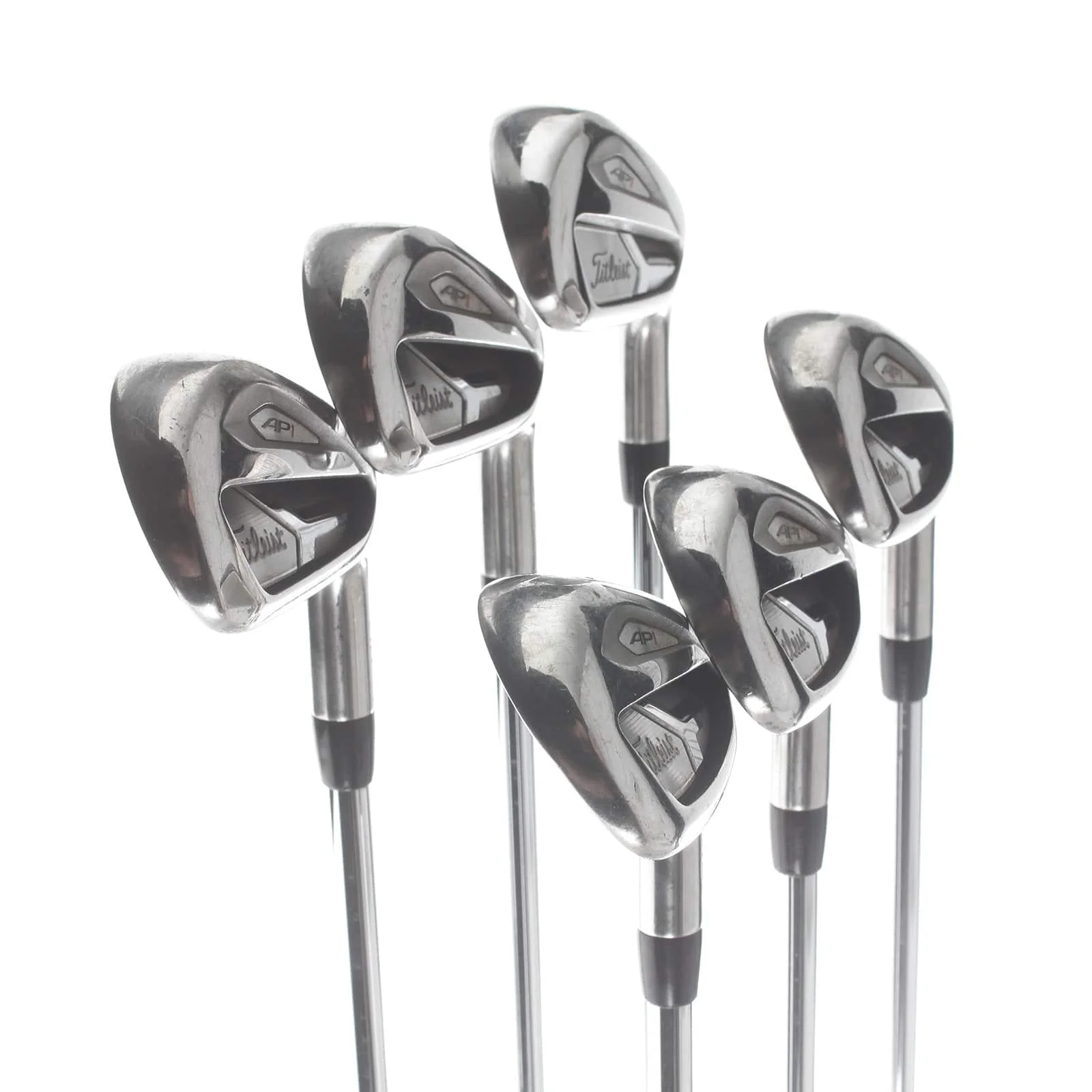 Titleist AP1 718 Steel Mens Right Hand Irons 5-PW Regular - AMT Red R300 - Image 2