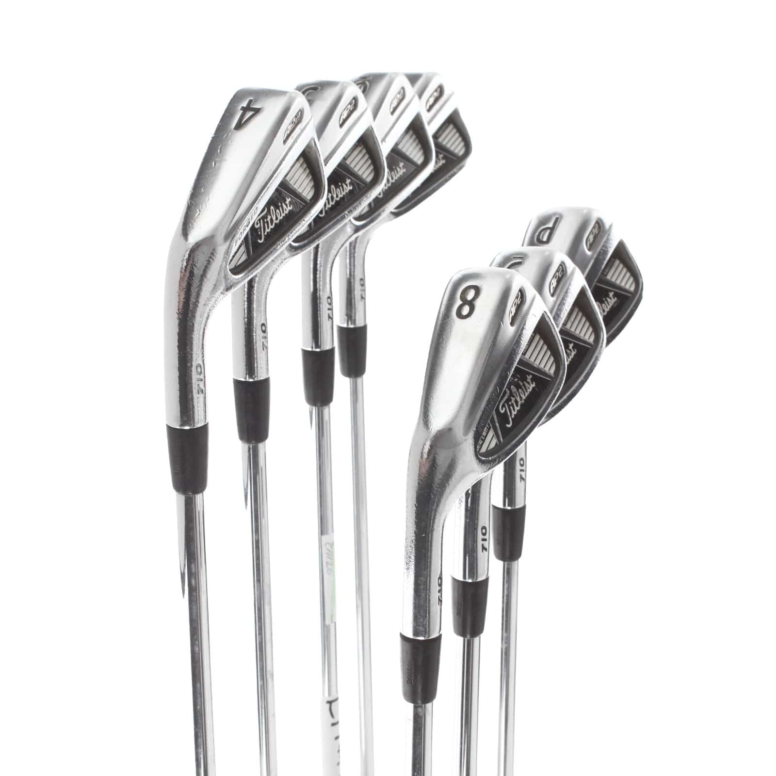 Titleist AP2 710 Steel Mens Left Hand Irons 4-PW Regular - True Temper Dynamic Gold R300 - Image 2
