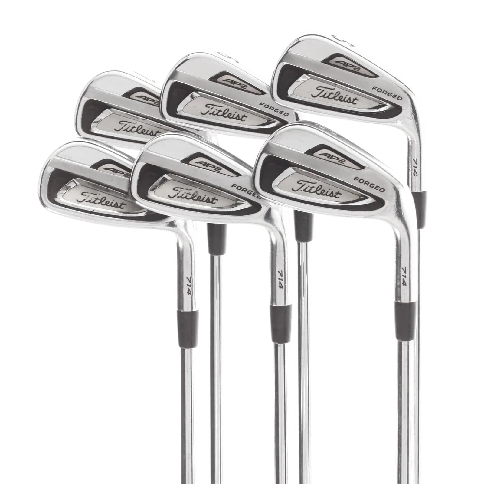 Titleist AP2 714 Steel Mens Right Hand Irons 5-PW 2* Flat Stiff - Dynamic Gold