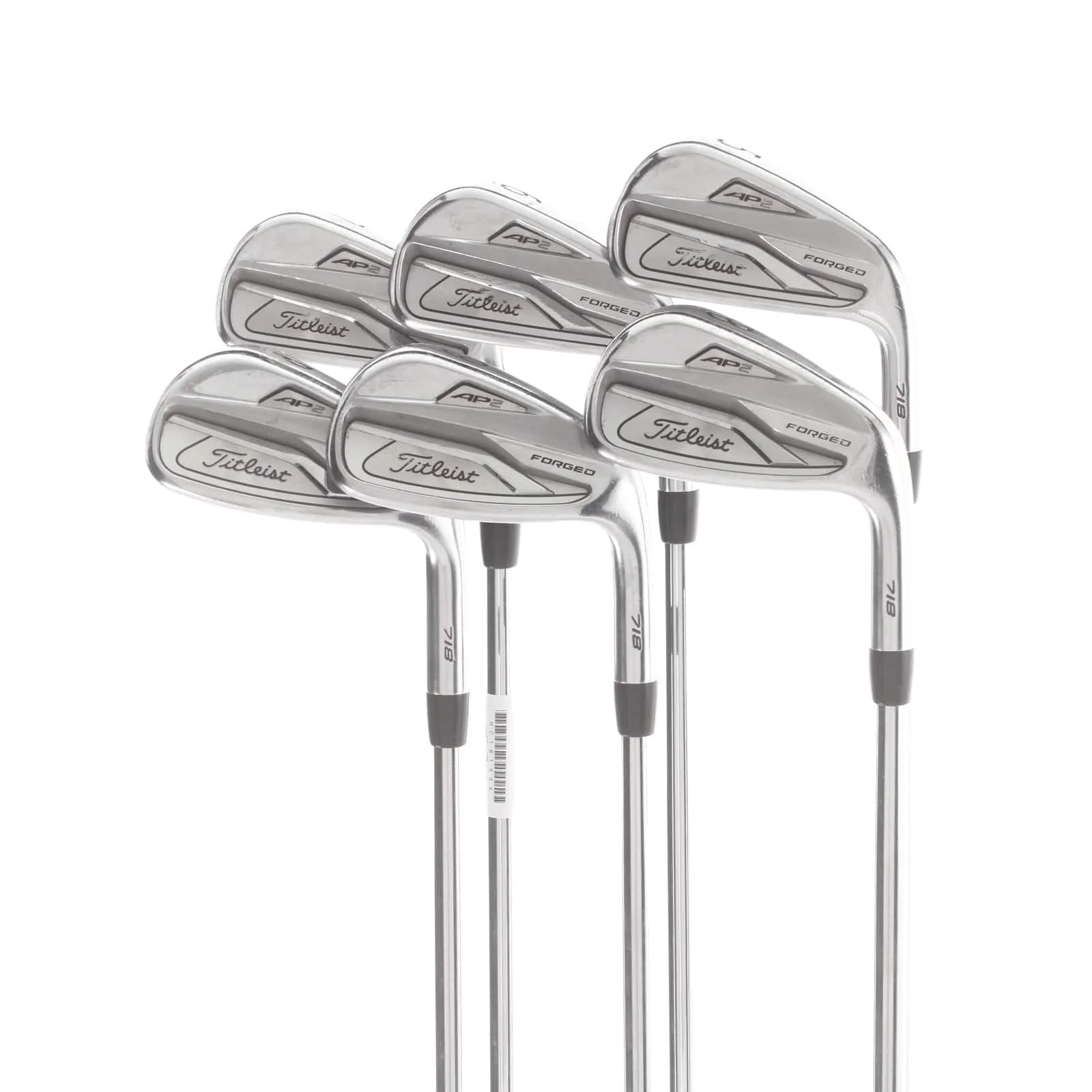 Titleist AP2 718 Steel Mens Right Hand Irons 5-PW Regular - AMT Tour White