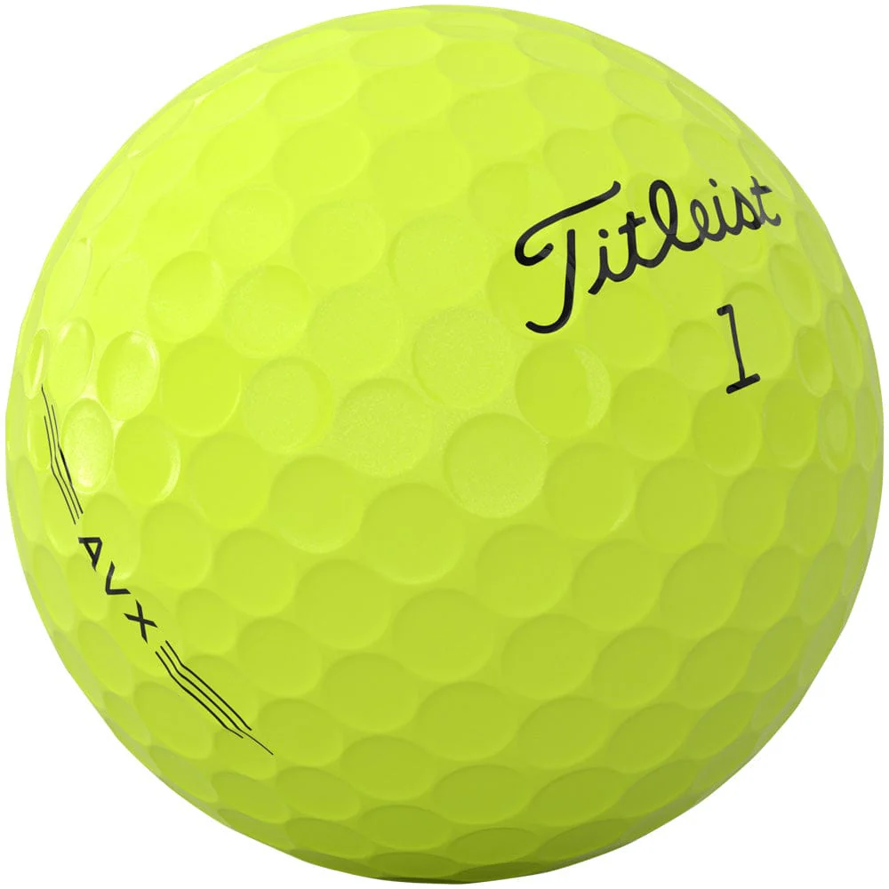 Titleist AVX Golf Balls - Yellow - 12 Pack - Image 5