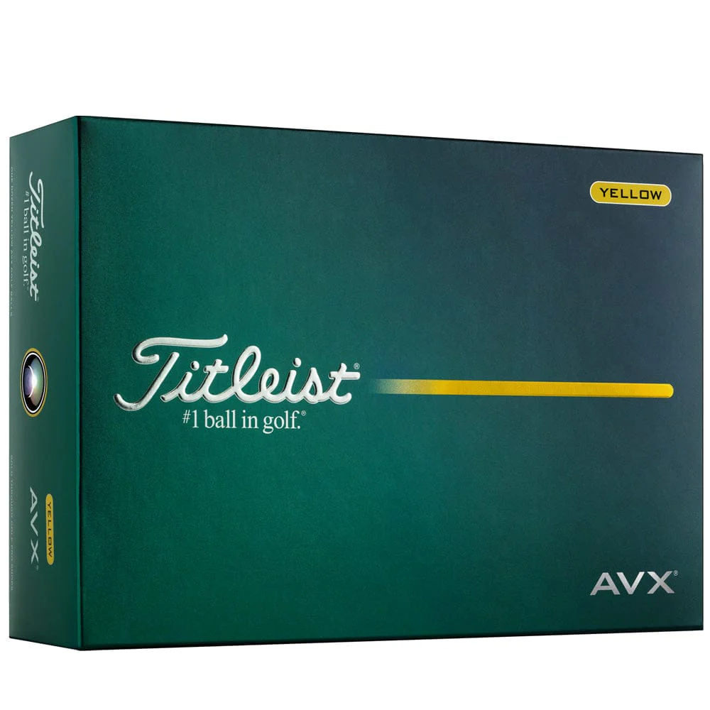 Titleist AVX Golf Balls - Yellow - 12 Pack - Image 7
