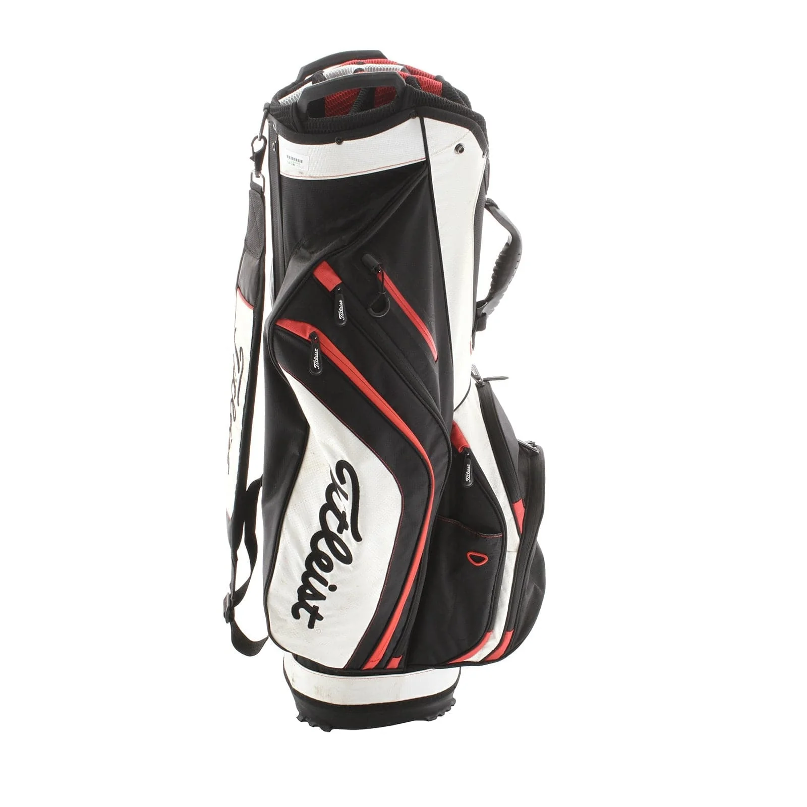 Titleist Cart Bag - Black/White/Red - Image 3