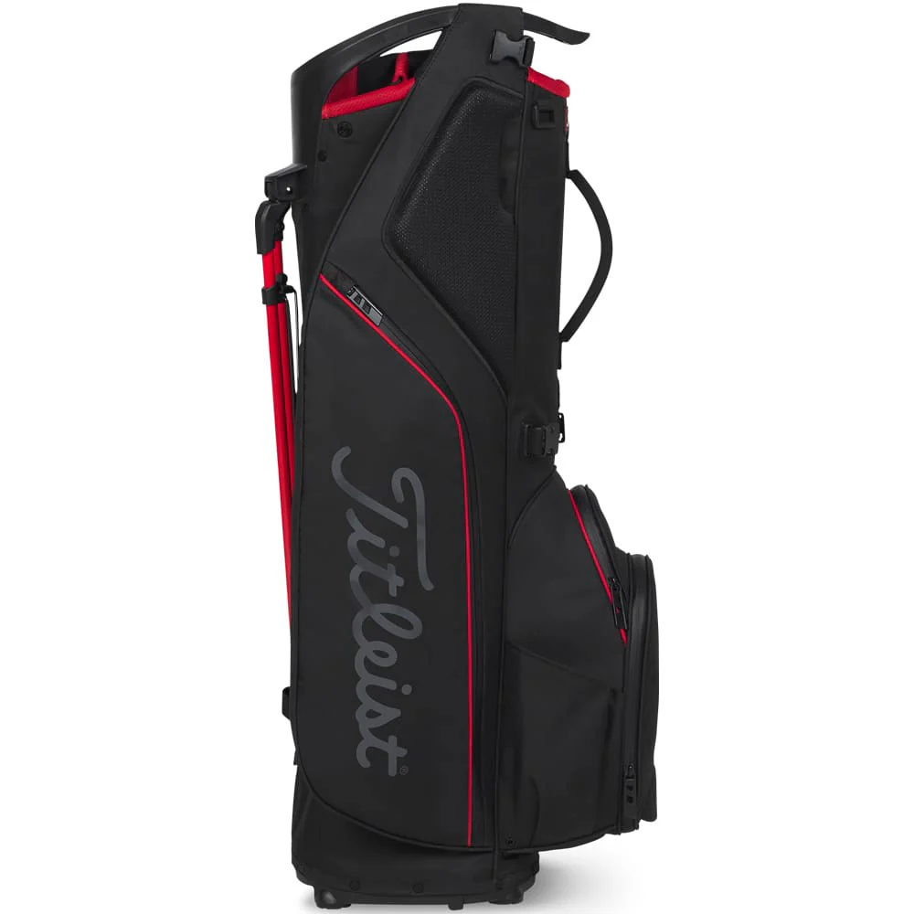 Titleist Hybrid 14 StaDry Waterproof Stand Bag - Black/Red - Image 5