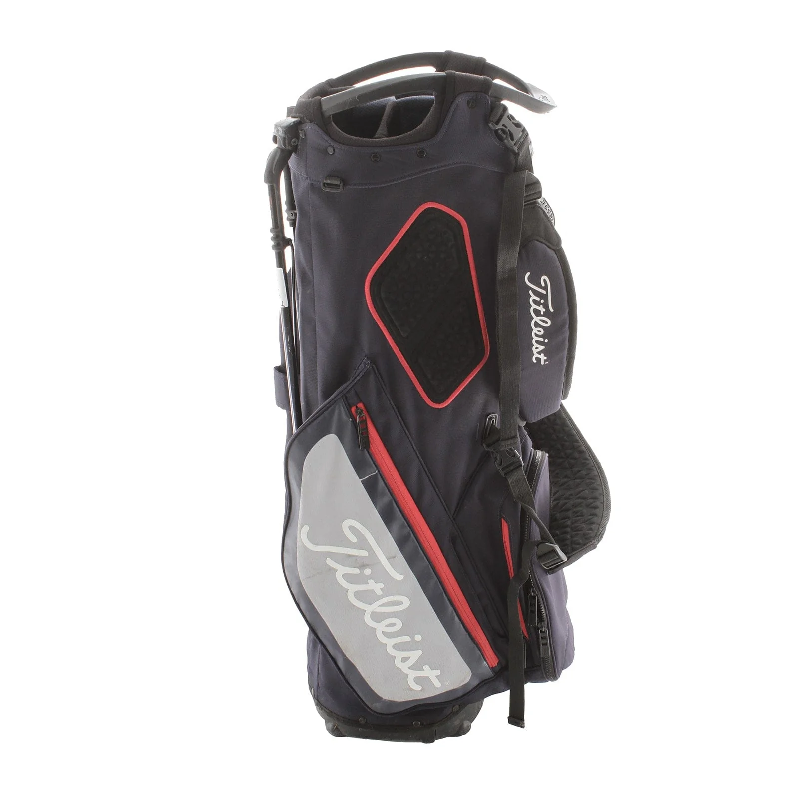 Titleist Hybrid 14 Stand Bag - Navy/Red/Grey - Image 3
