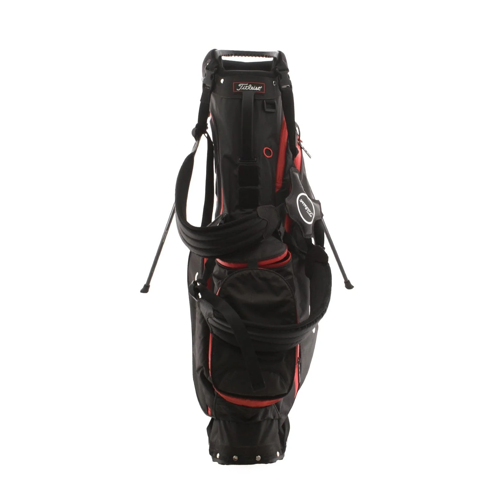 Titleist Players 4 Stadry Stand Bag - Black/Red/White - Image 4
