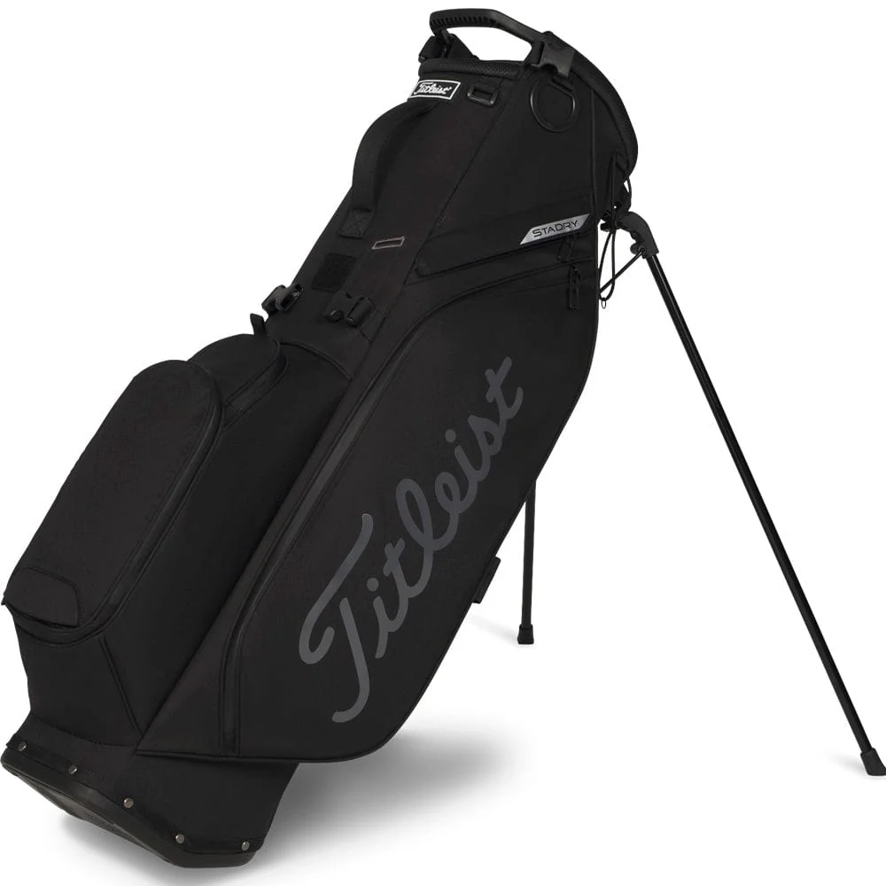 Titleist Players S4 StaDry Waterproof Stand Bag - Black/Black/Graphite