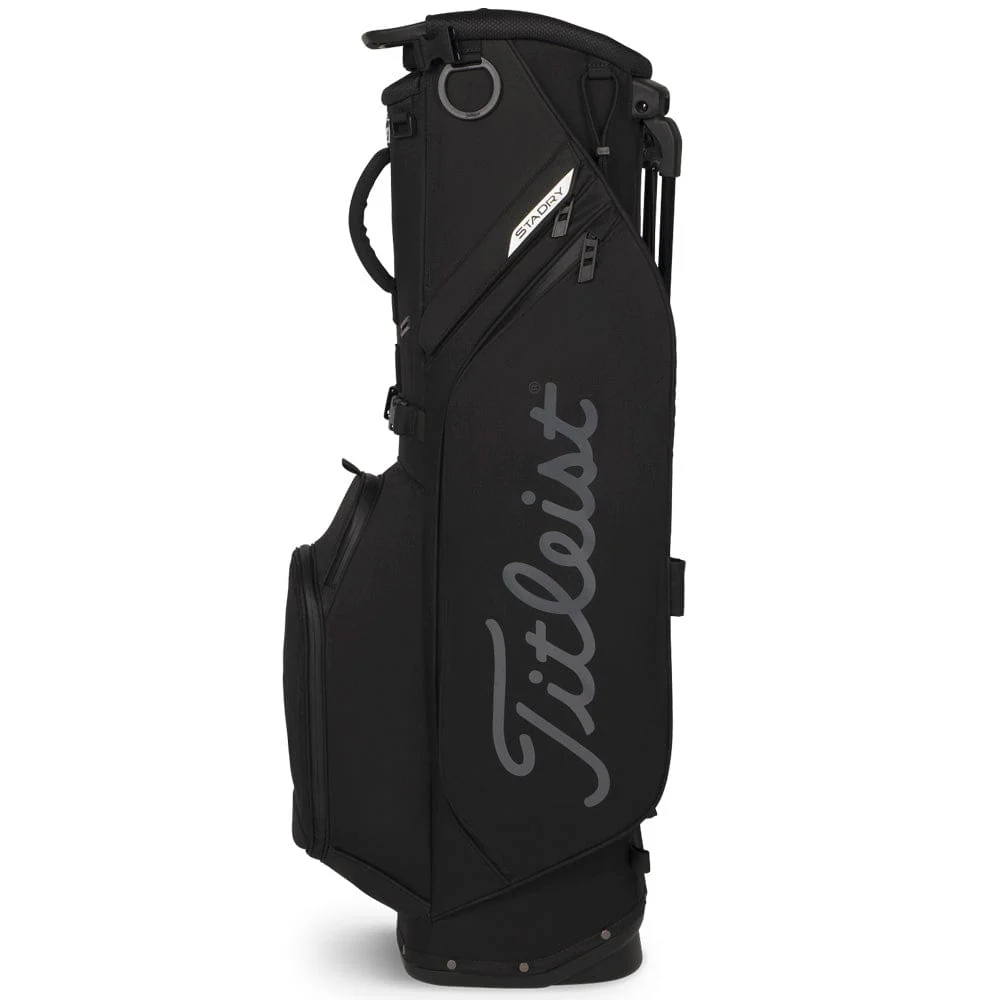 Titleist Players S4 StaDry Waterproof Stand Bag - Black/Black/Graphite - Image 4