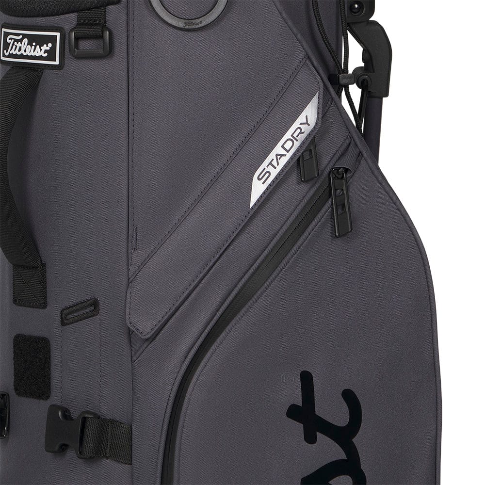 Titleist Players S4 StaDry Waterproof Stand Bag - Graphite/Black/Black - Image 6