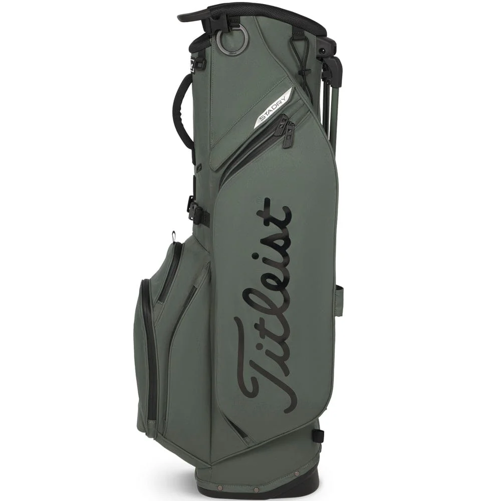Titleist Players S5 StaDry Waterproof Stand Bag - Cypress/Black/Black - Image 4