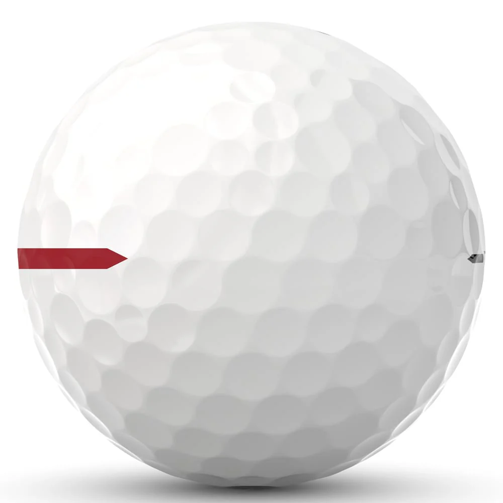 Titleist Pro V1x AIM Performance Alignment Golf Balls - Red - 12 Pack - Image 4