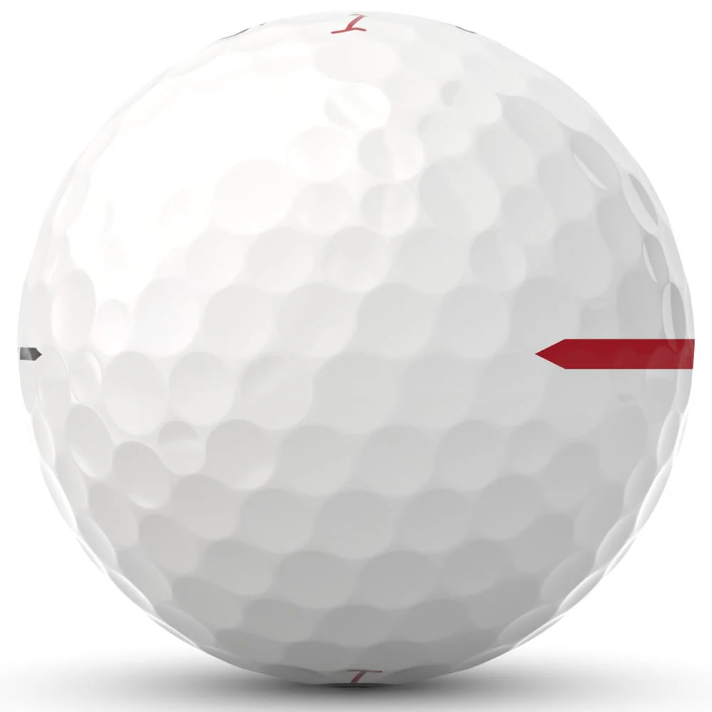 Titleist Pro V1x AIM Performance Alignment Golf Balls - Red - 12 Pack - Image 5