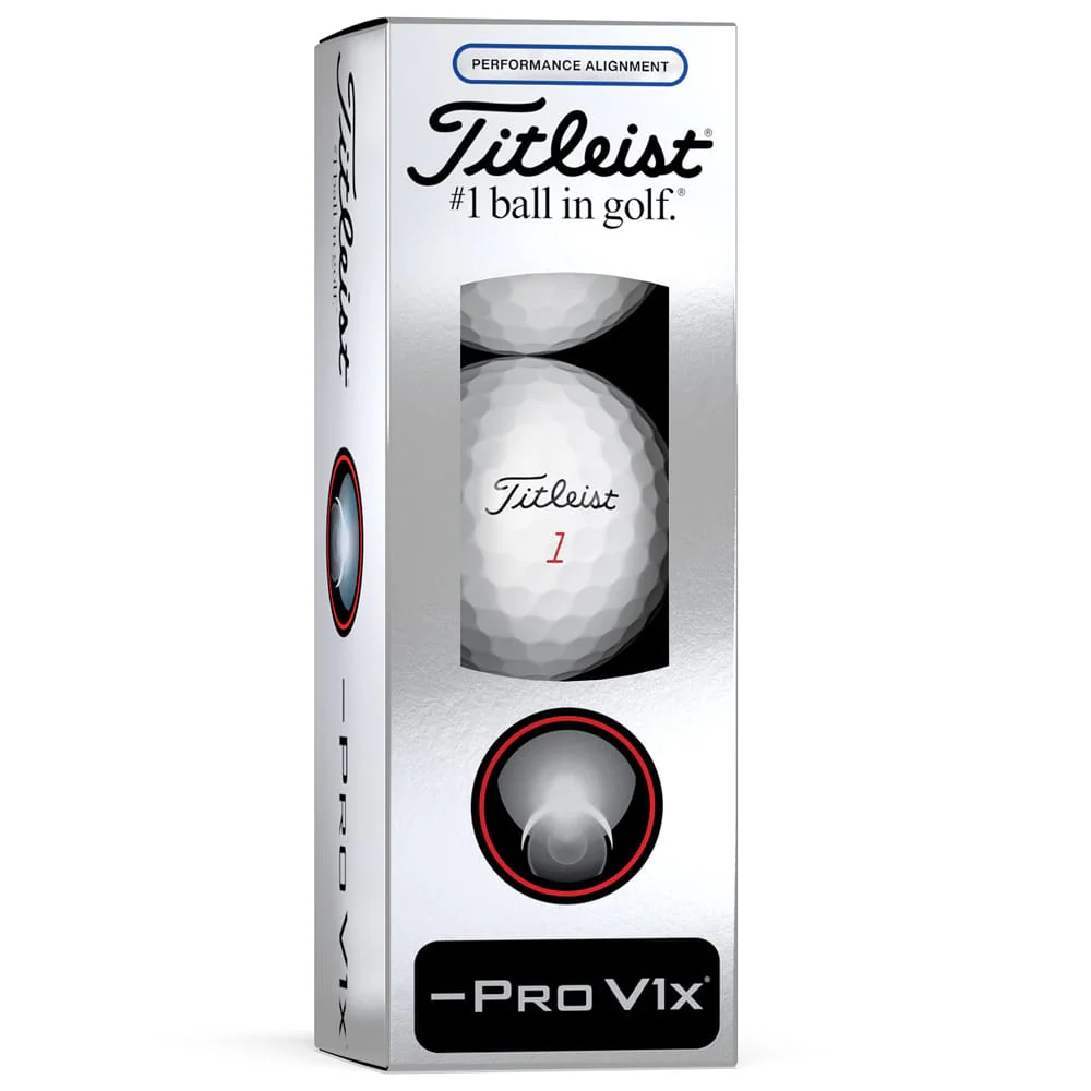 Titleist Pro V1x Left Dash AIM Performance Alignment Golf Balls - Blue - 12 Pack - Image 8
