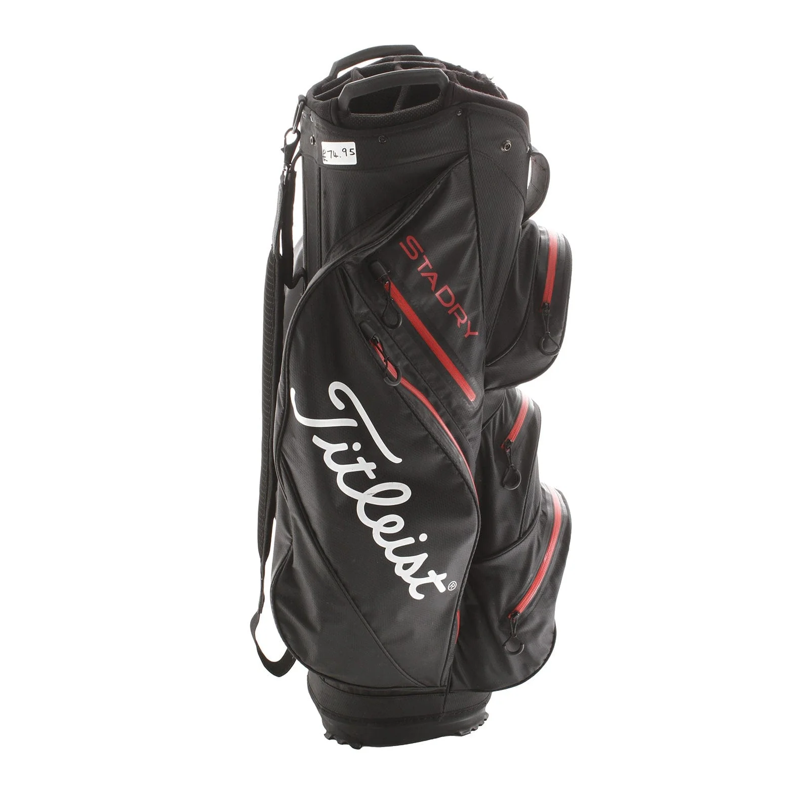 Titleist Stadry Cart Bag - Black/Red - Image 3