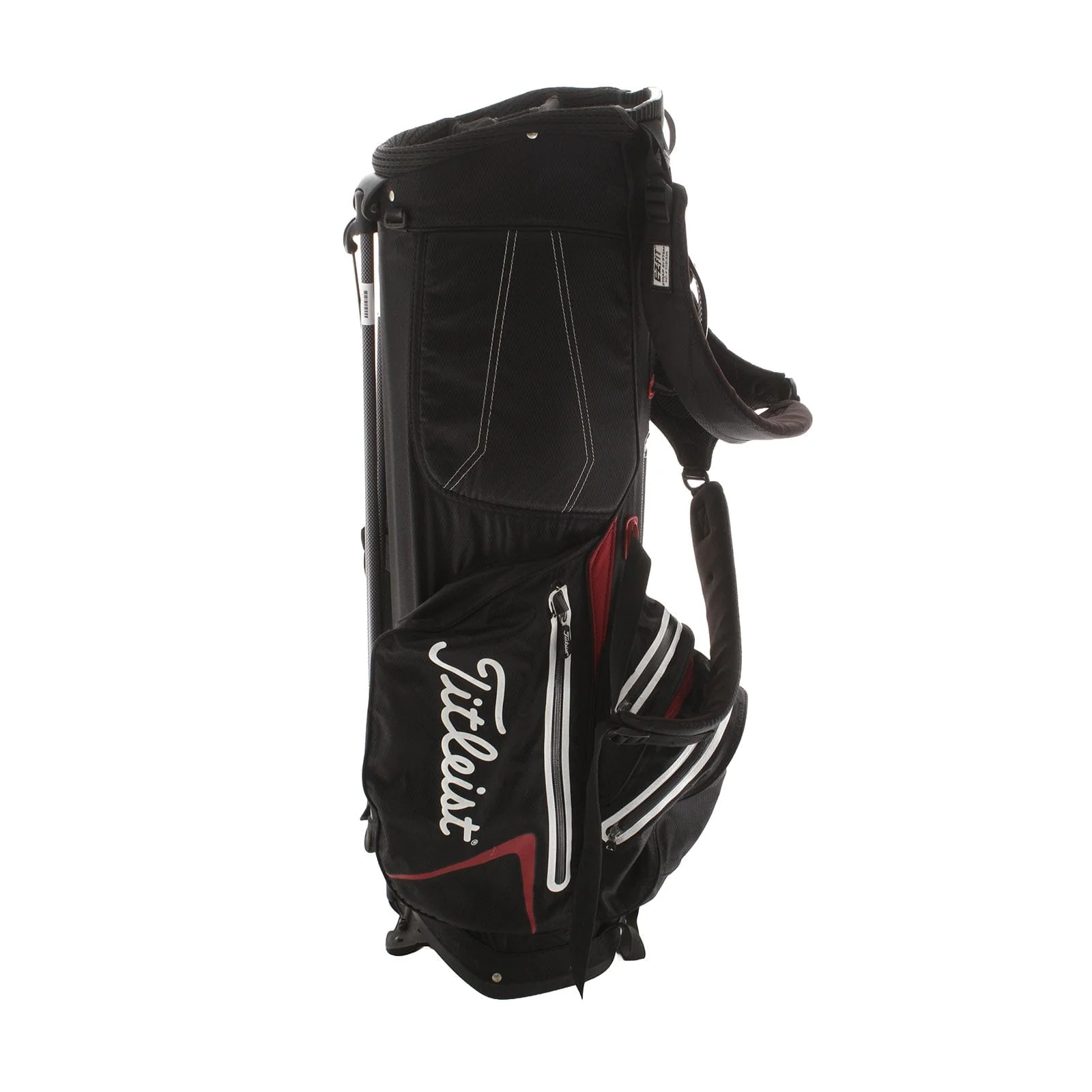 Titleist Stadry Stand Bag - Black/White/Red - Image 4