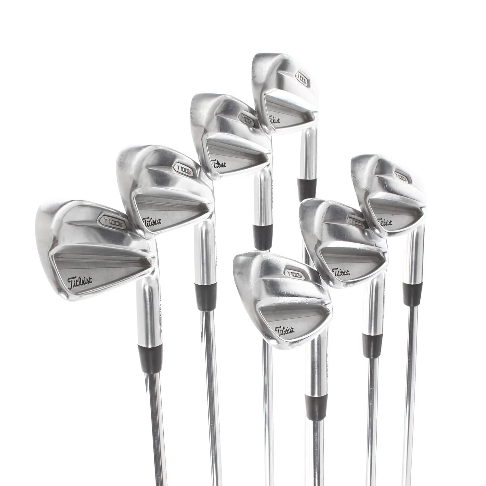 Titleist T100S 2021 Steel Mens Right Hand Irons 4-PW Stiff - True Temper AMT Tour White S300 - Image 2