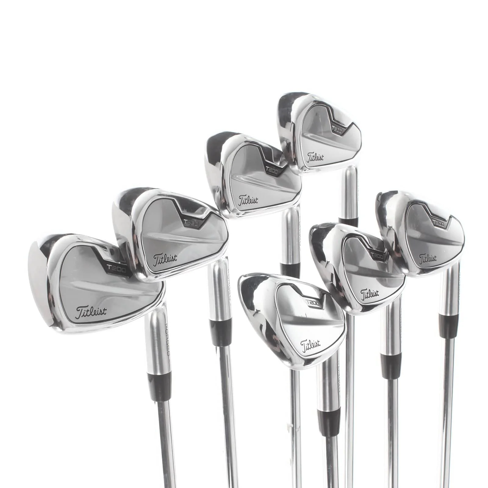 Titleist T200 2021 Steel Mens Right Hand Irons 5-GW Stiff - True Temper AMT Black S300 - Image 2