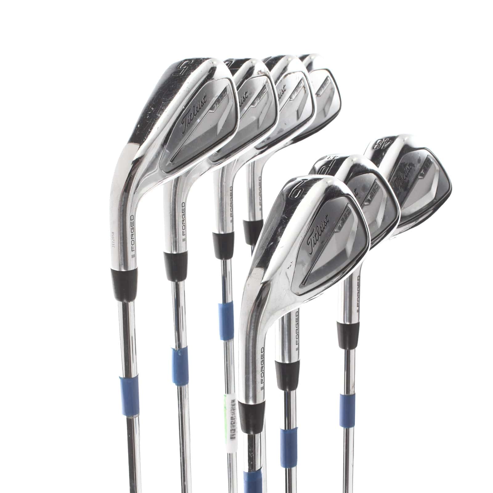 Titleist T350 2023 Steel Mens Left Hand Irons 5-GW Regular - True Temper AMT Red R300 - Image 2