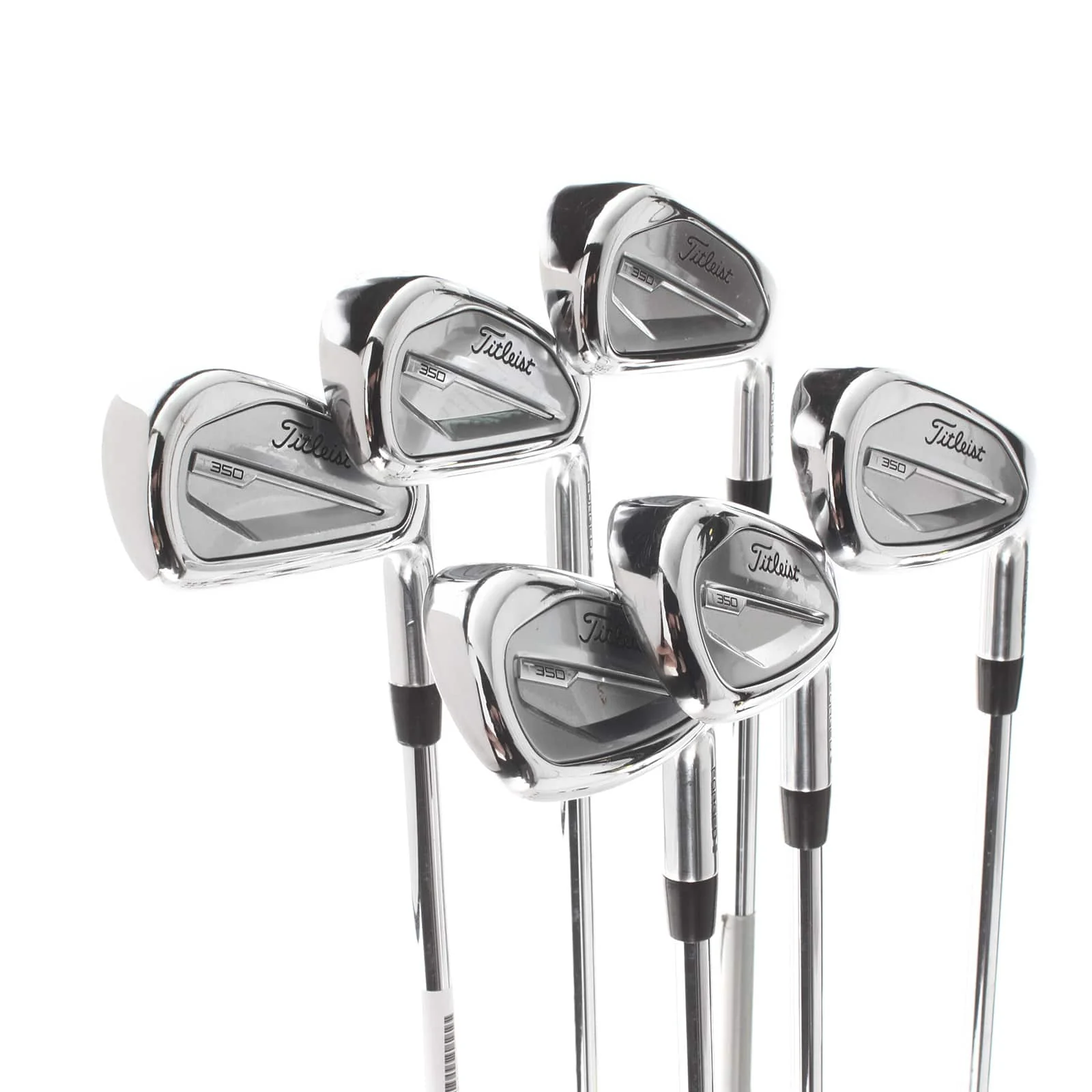 Titleist T350 2023 Steel Mens Right Hand Irons 5-PW Regular - AMT Red R300 - Image 2