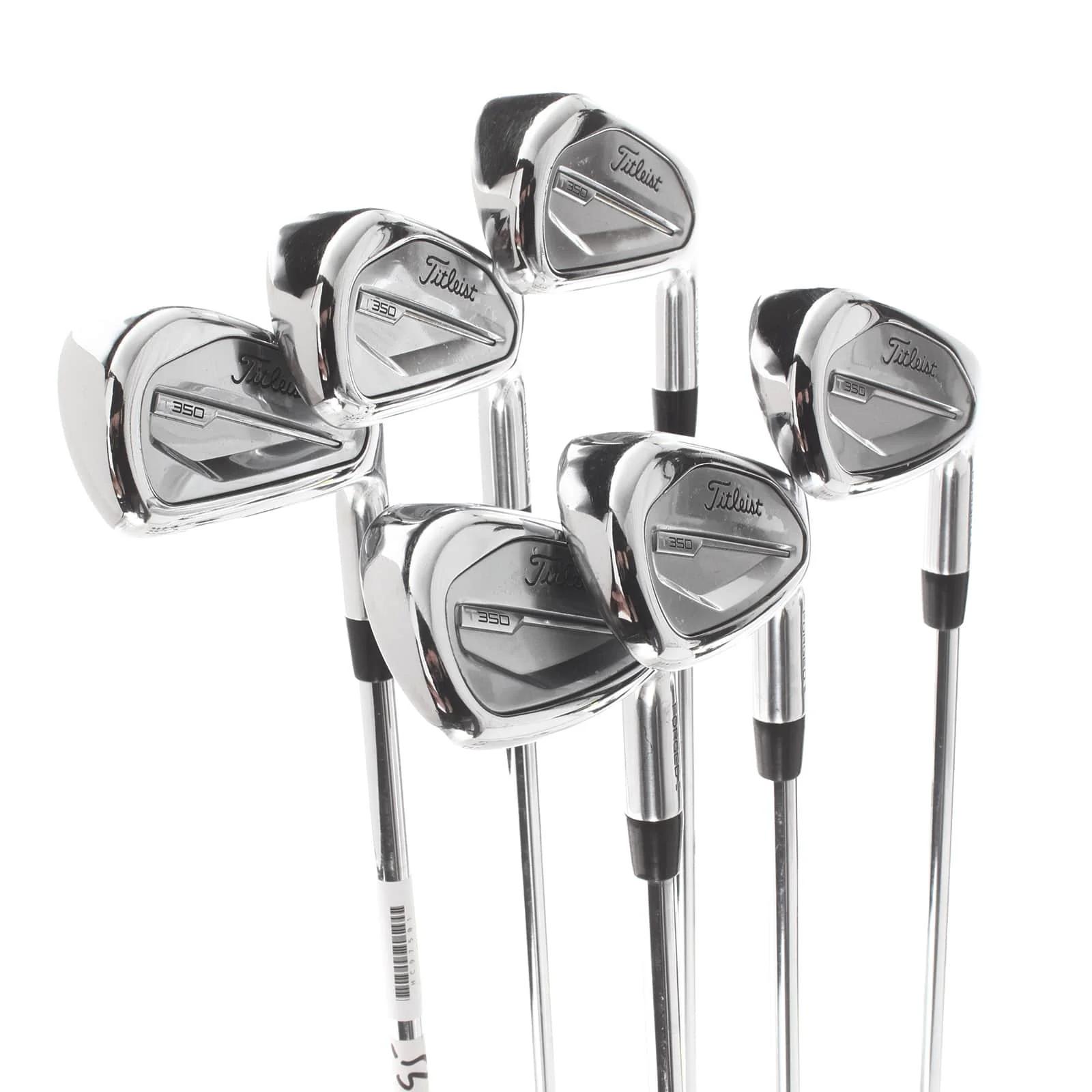 Titleist T350 2023 Steel Mens Right Hand Irons 5-PW Regular - AMT Red R300 - Image 2
