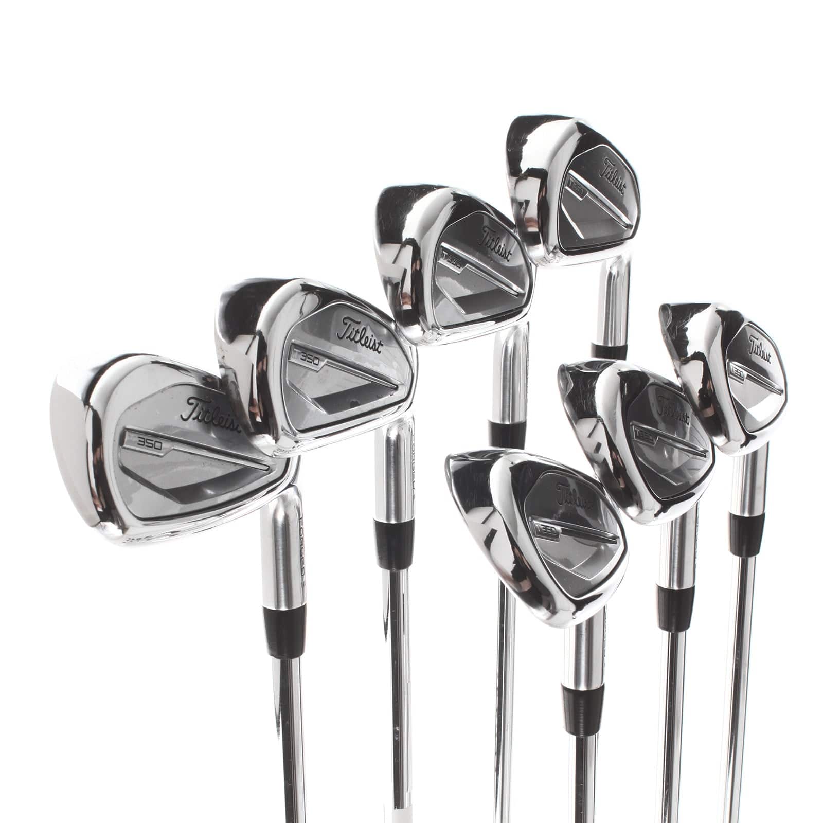 Titleist T350 Steel Mens Right Hand Irons 5-GW Regular - AMT Red R300 - Image 2