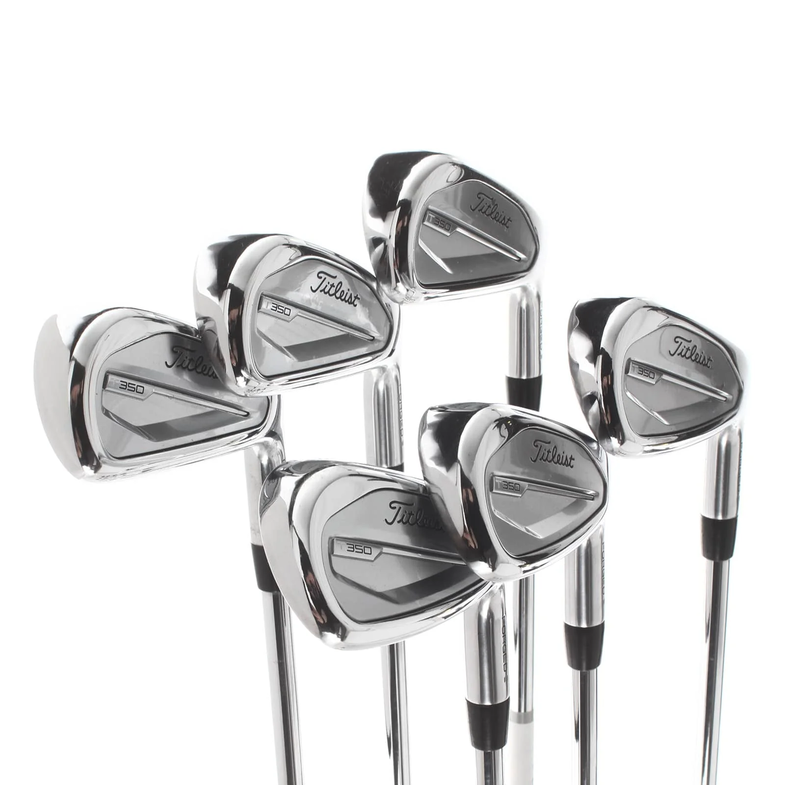 Titleist T350 Steel Mens Right Hand Irons 5-PW Regular - True Temper AMT Red - Image 2