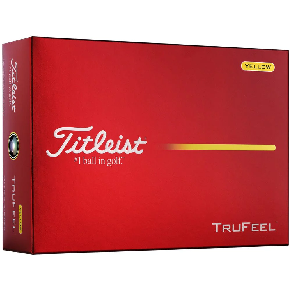Titleist TruFeel Golf Balls - Yellow - 12 Pack - Image 7