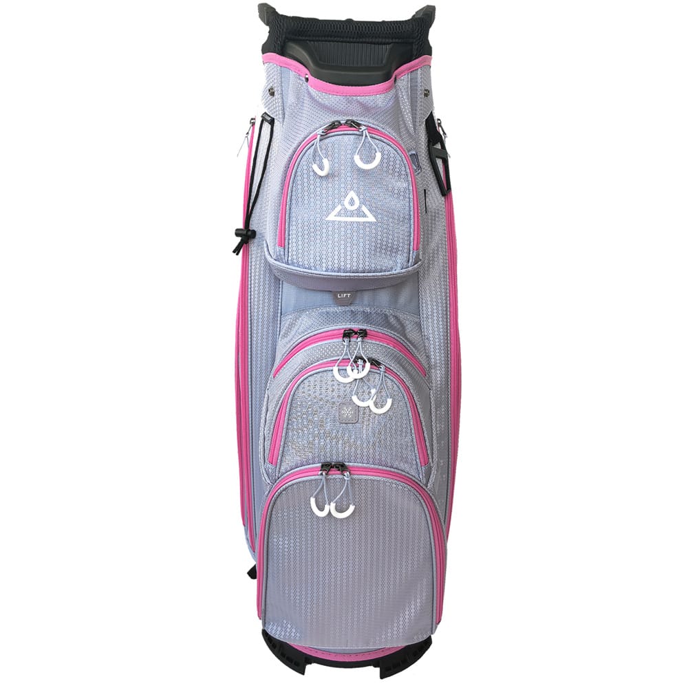 TourDri Cart Bag - Grey/Pink - Image 6