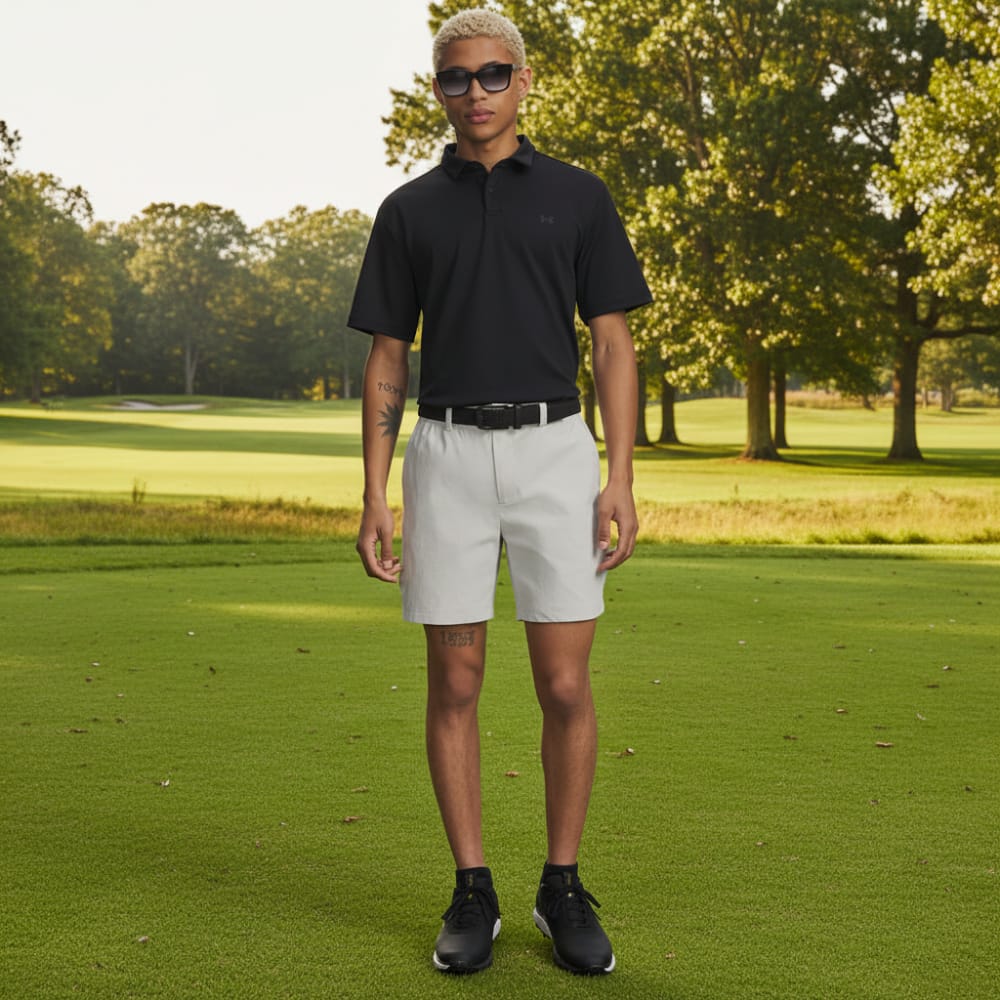 Under Armour Drive Cargo Shorts - Summit White/Halo Gray - Image 4