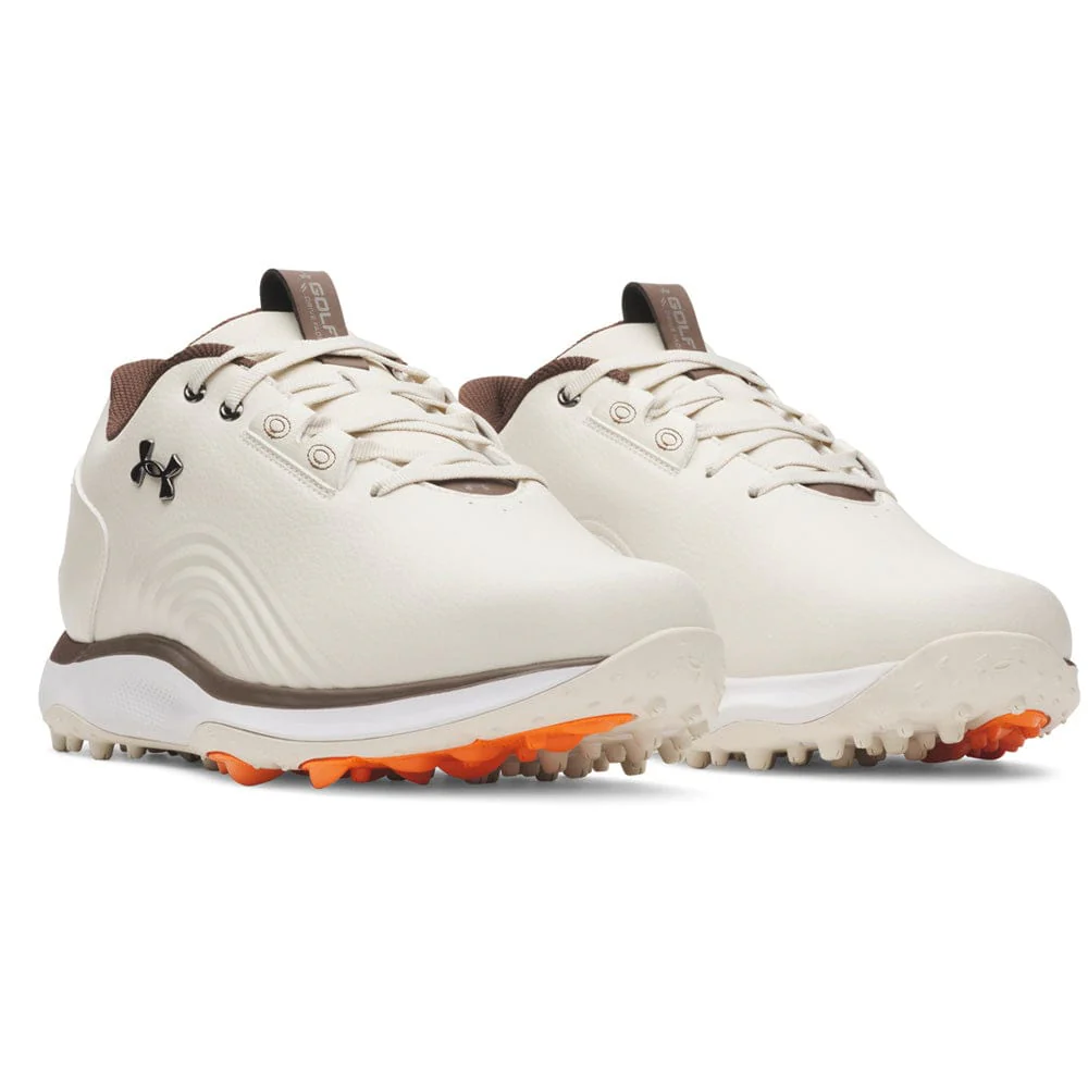 Under Armour Drive Fade 2 Waterproof Spikeless Shoes - Stone/Stone/Metallic Silver - Image 5