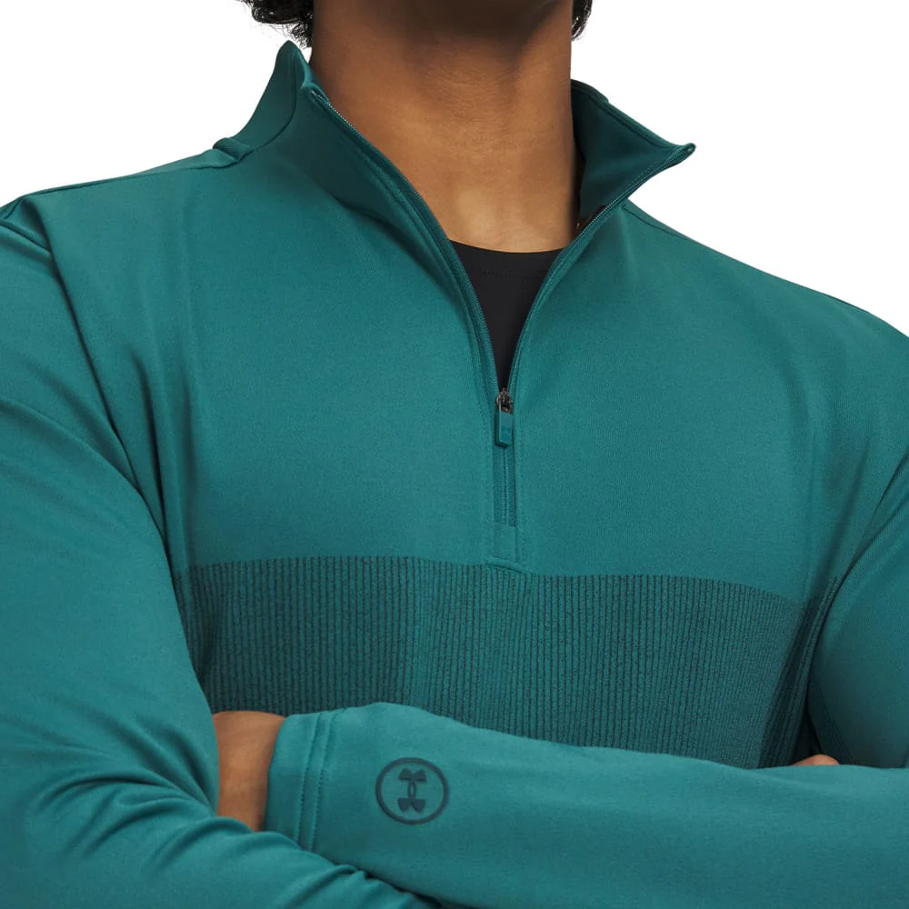 Under Armour Drive Lightweight 1/2 Zip Top - Rack Green/Arden Green/Arden Green - Image 4