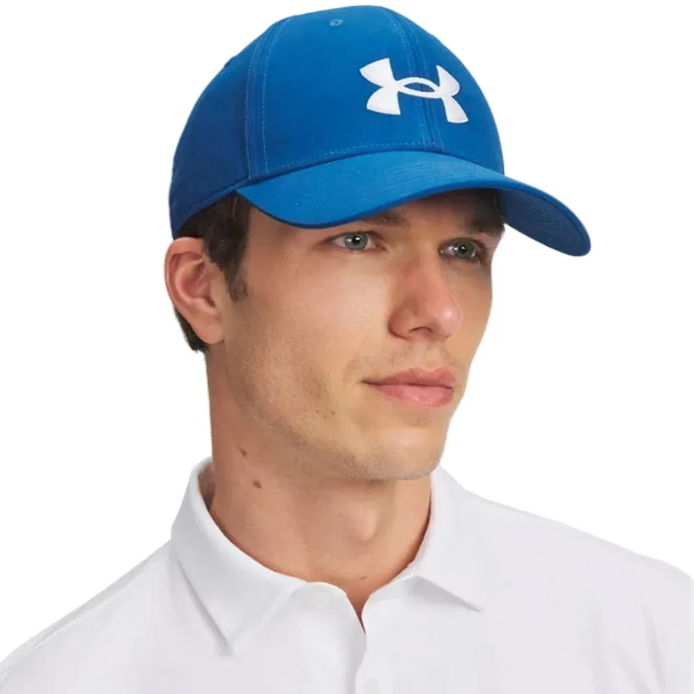 Under Armour Drive Low Adjustable Cap - Varsity Blue/White - Image 3