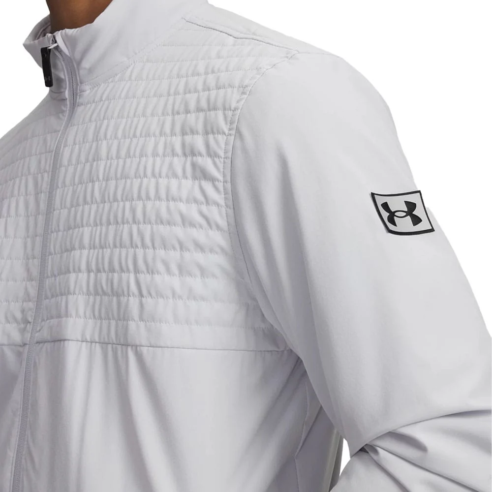 Under Armour Drive Pro Full Zip Pullover - Halo Gray/Black - Image 3