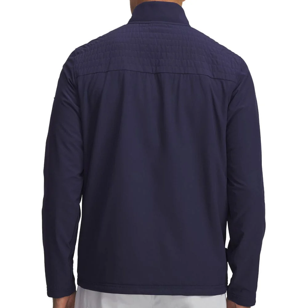 Under Armour Drive Pro Full Zip Pullover - Midnight Navy/Black - Image 2