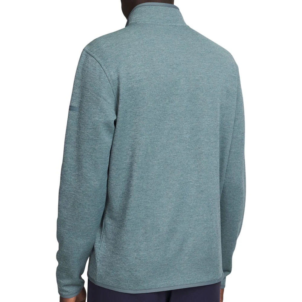 Under Armour Drive Sweaterfleece 1/2 Zip Pullover - Jasper Blue/Serpentine/Jasper Blue - Image 2
