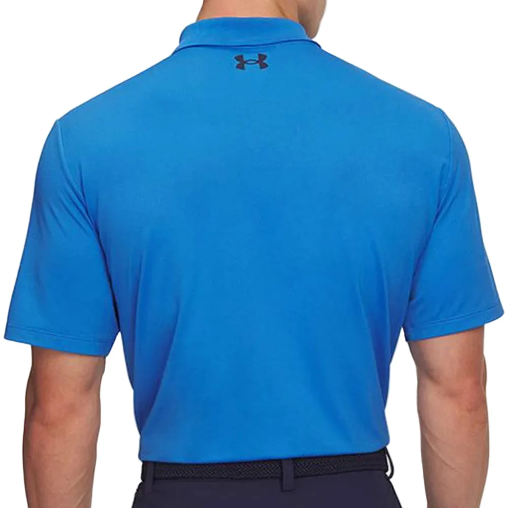Under Armour Matchplay Performance 3.0 Polo Shirt - Blue Atlantis/Midnight Navy - Image 2