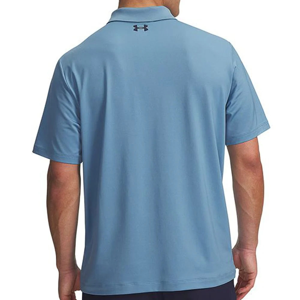 Under Armour Matchplay Performance 3.0 Polo Shirt - Blue Smoke/Midnight Navy - Image 2